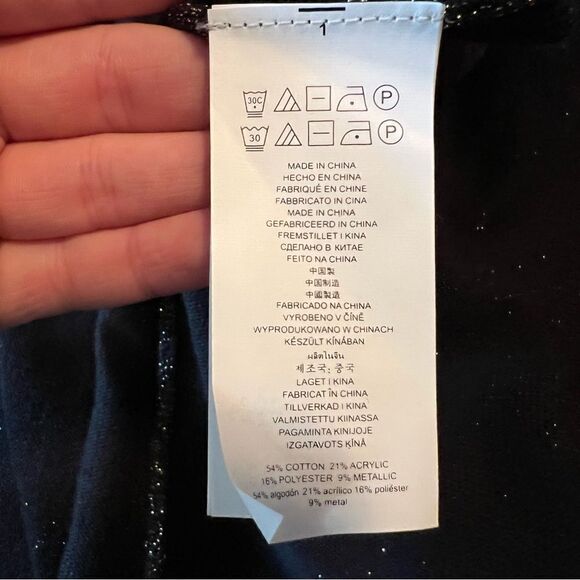 Michael Michael kors gold metallic cardigan. Size small - Picture 9 of 10